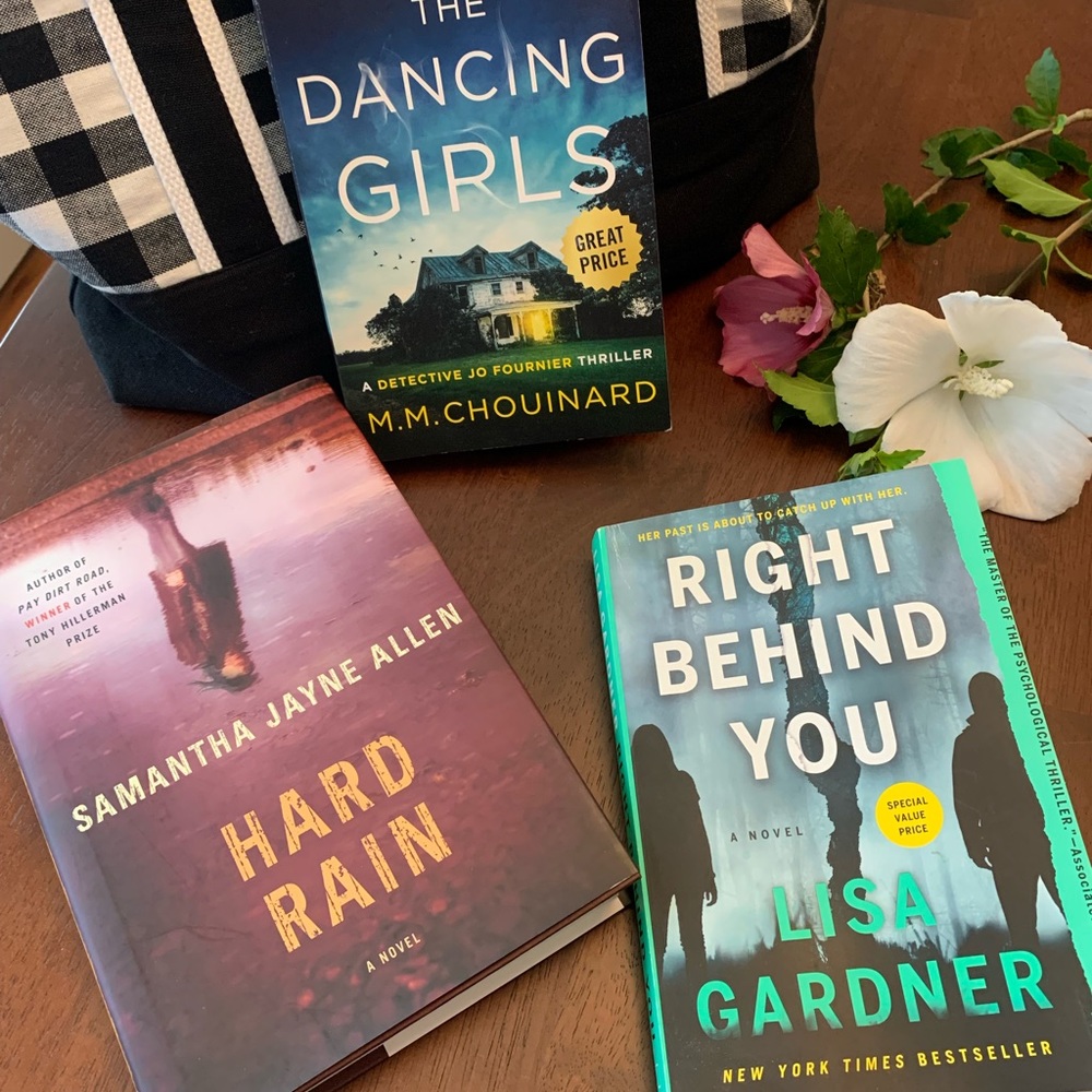 Beach reads sold in pack of 3. Lightly used/terrific condition. Suspense/drama